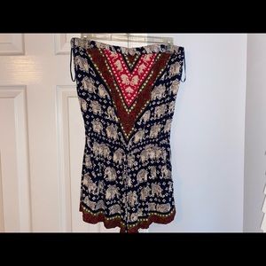 elephant patterned romper 🐘❤️